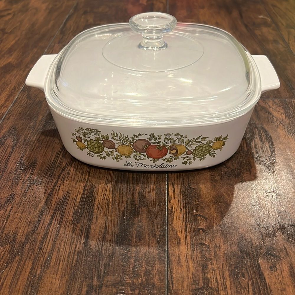 Corning Ware A-2-B Spice of Life Casserole 2 liter with lid in EUC